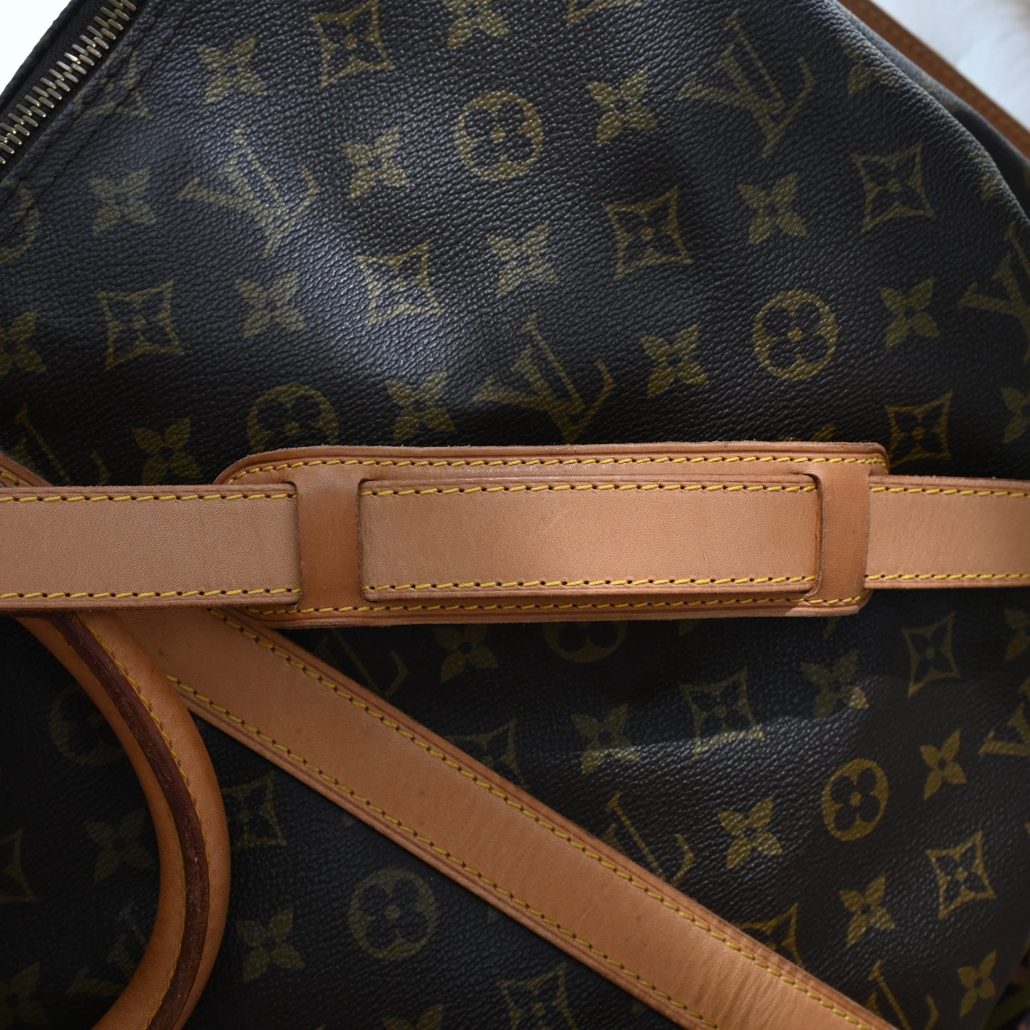 Louis Vuitton Monogram Keepall 55 with strap
