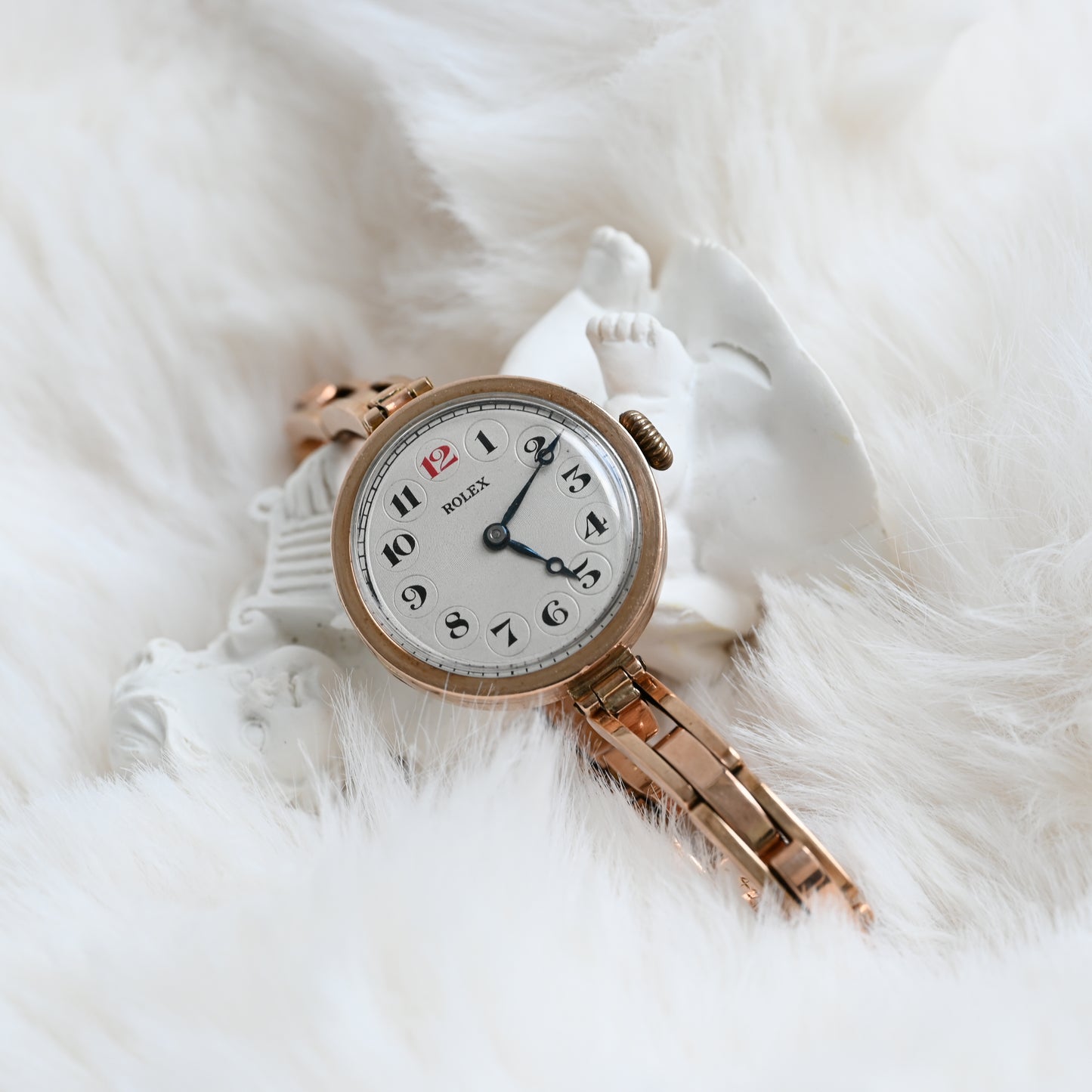 Rolex Breath Watch 9k 375 Hunter Case ref. 24396/06