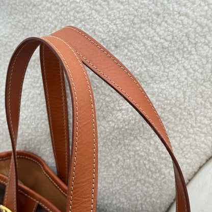 Celine Brown Macadam Triomphe Tote