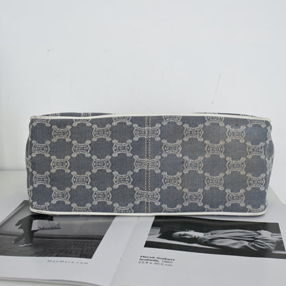 Celine Macadam Denim Boogie Tote