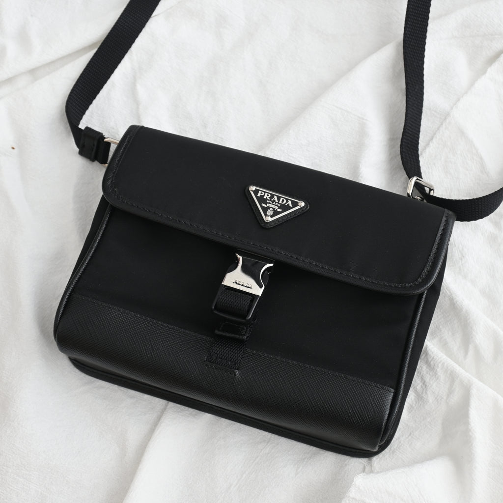 Prada Re-Nylon & Saffiano Leather Smartphone Case