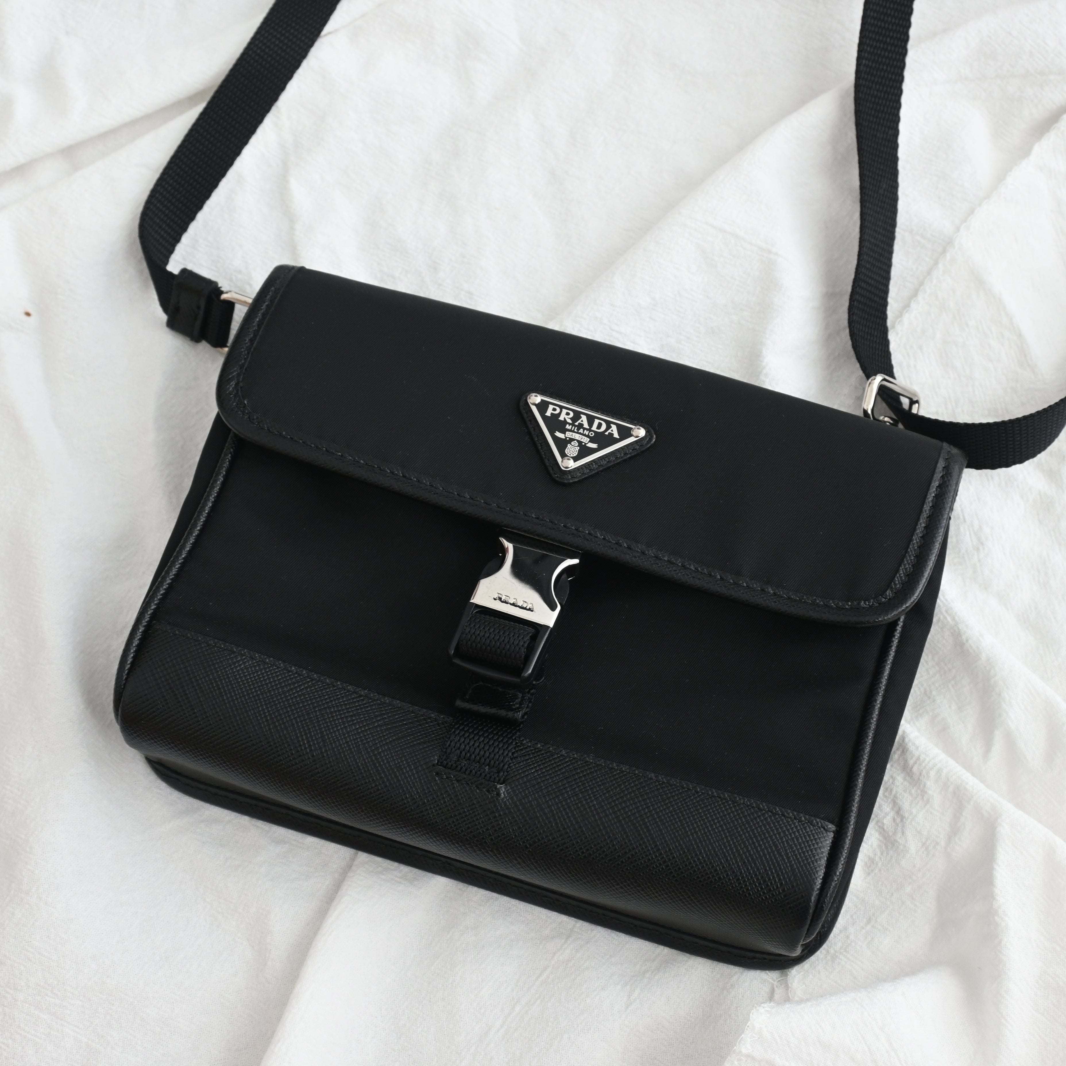 Prada Re-Nylon & Saffiano Leather Smartphone Case