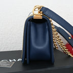 Chanel Cruise Chevron Boy Old Medium Braided Flap