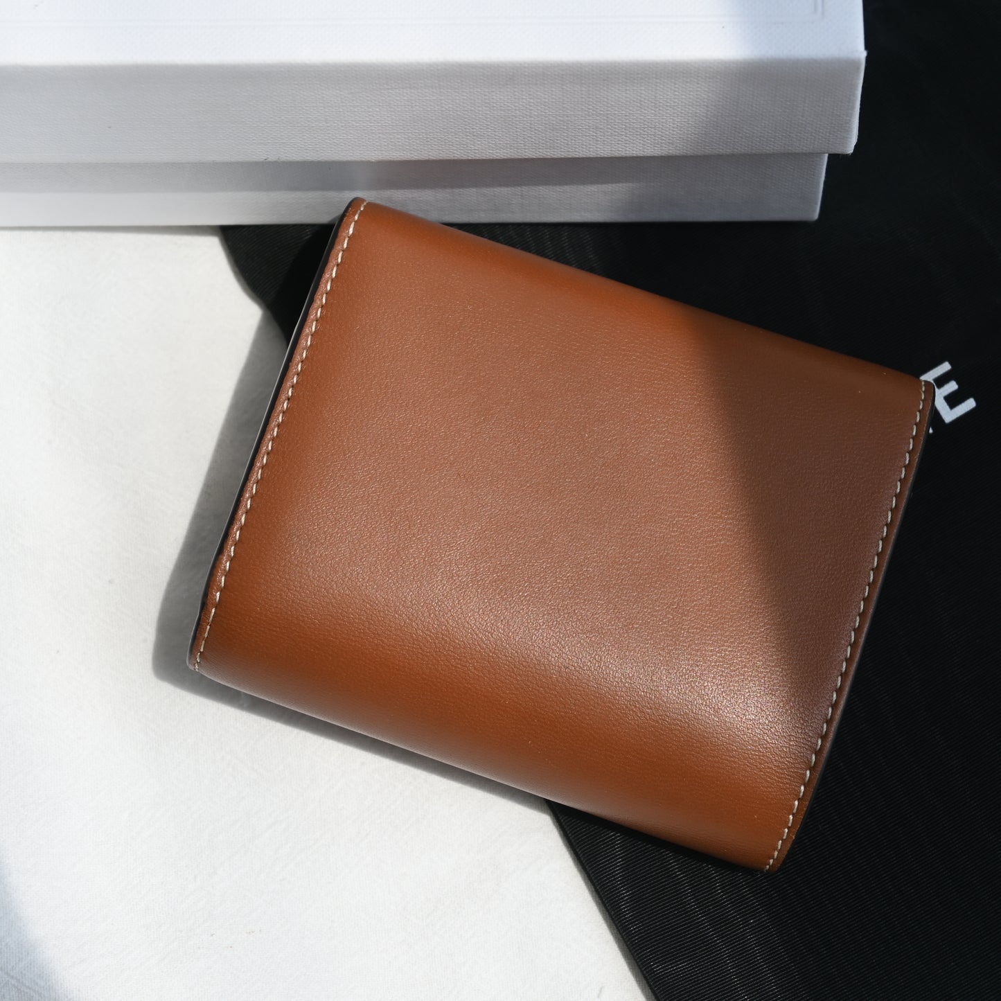 Celine Small Flap Triomphe Trifold Wallet