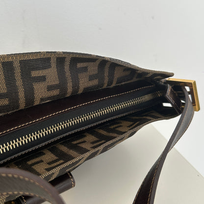 Fendi Zucca Monogram Shoulder Bag