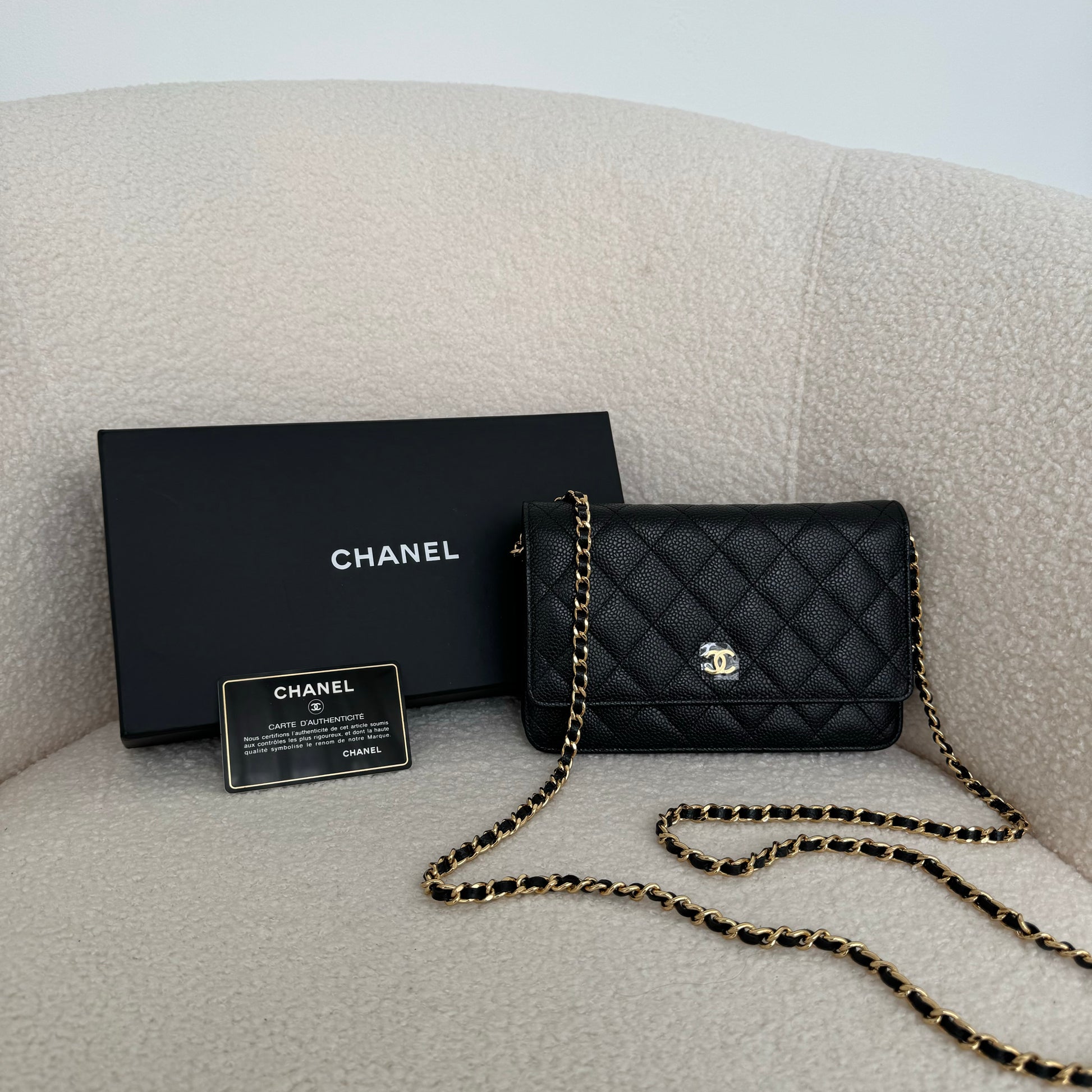 Vintage Chanel Woc Caviar Chanel Wallet On Chain Caviar Leather