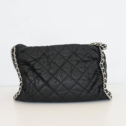 Chanel Chain Around Aged Calfksin Hobo SHW
