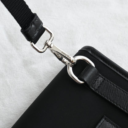 Prada Re-Nylon & Saffiano Leather Smartphone Case
