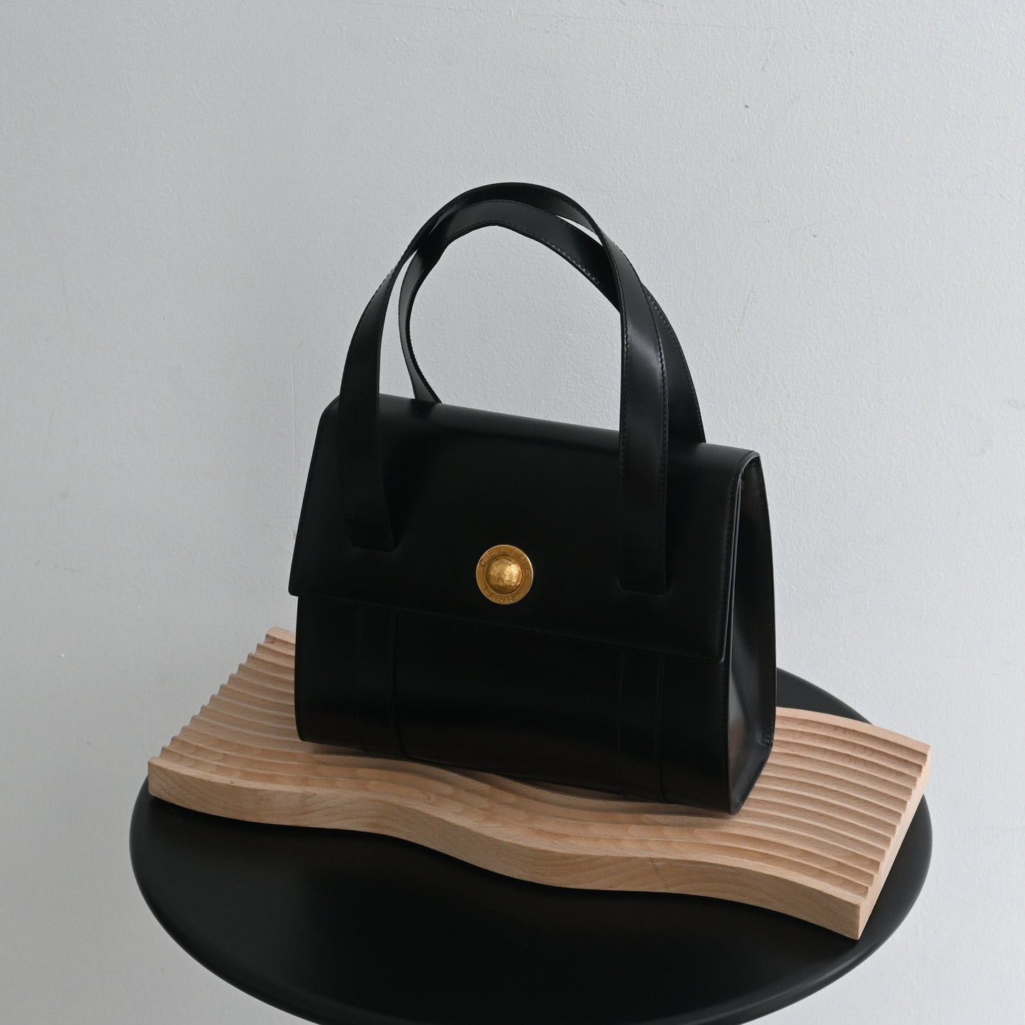 Celine Vintage Star Ball Calf Leather Handbag