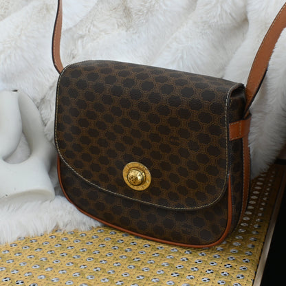 Celine Macadam Triomphe Monogram Star Globe Small Crossbody Bag