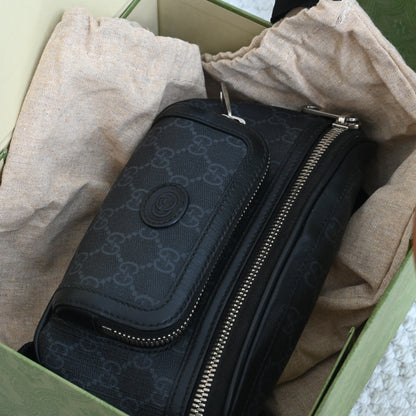 Gucci GG Surpreme Belt Bag Black
