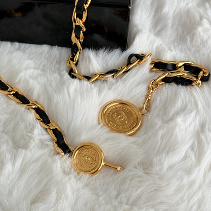 Chanel 31 Rue Cambon chain leather belt - Leluxe Vintage Sdn. Bhd.