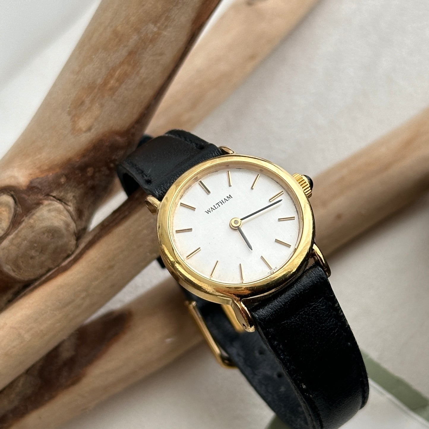 Waltham White Dial Watch