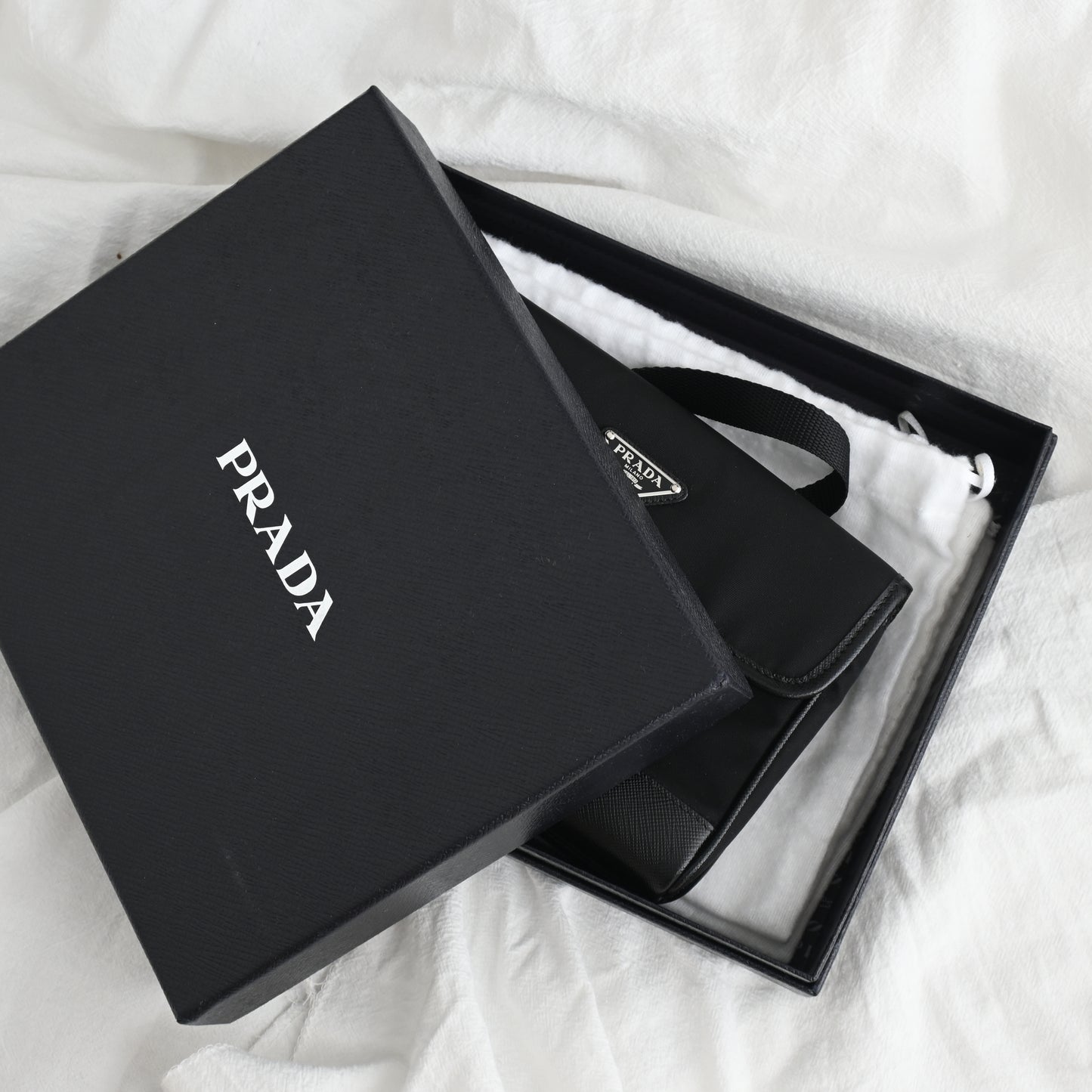 Prada Re-Nylon & Saffiano Leather Smartphone Case