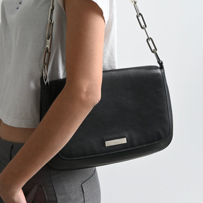 Gucci Leather Chain Shoulder Bag