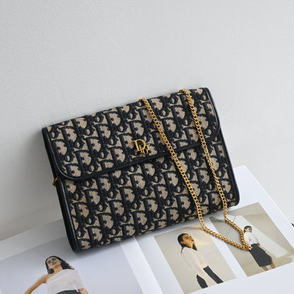 Christian Dior Oblique Canvas Chain Bag
