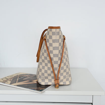 Louis Vuitton Neverfull MM Damier Azur with NFC