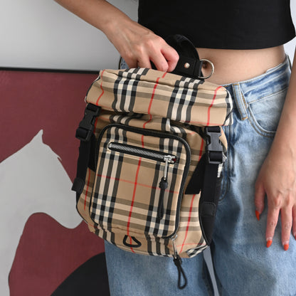 Burberry Leo Beltbag Check Pattern