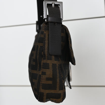 Fendi Zucca Mamma Baguette Shoulder Bag
