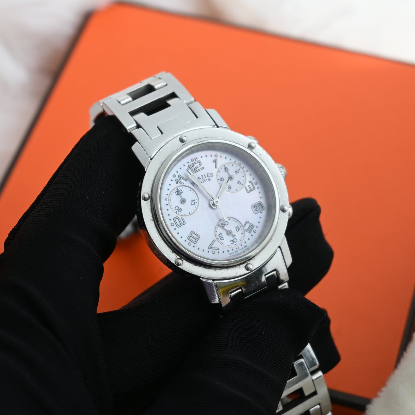 Hermes Clipper CL1.310 Chronograph Watch - Leluxe Vintage Sdn. Bhd.