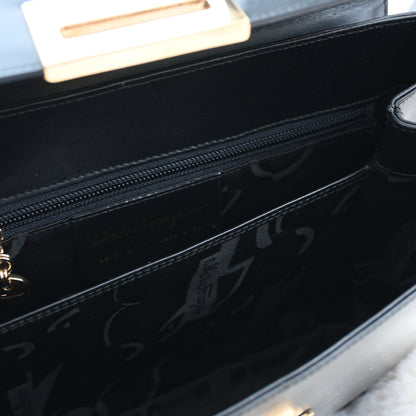 Salvatore Ferragamo Gancini Top Handle Bag