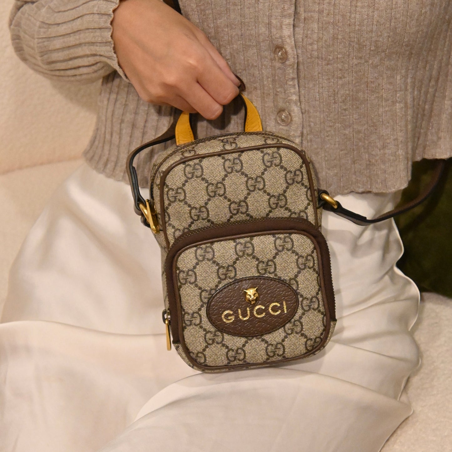 Gucci Neo Vintage Top Handle Crossbody Bag