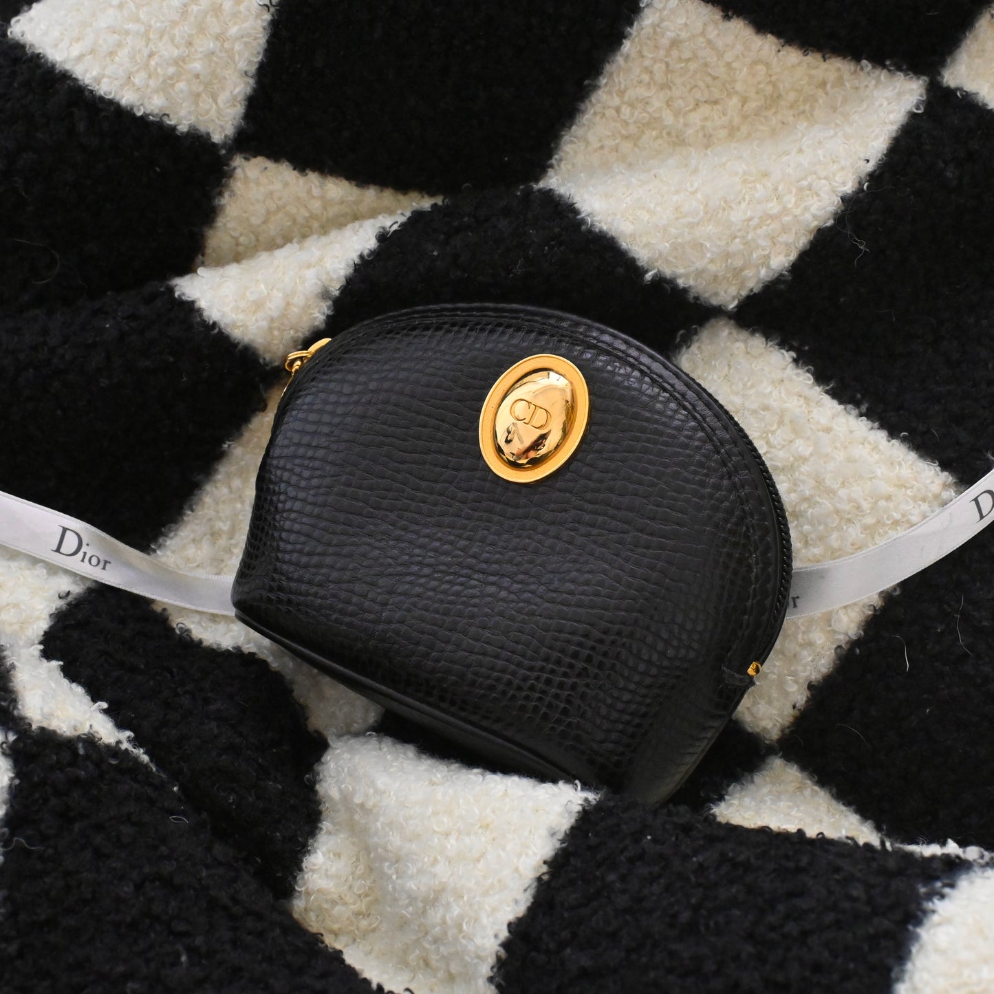 Christian Dior Dome-like Mini Pouch