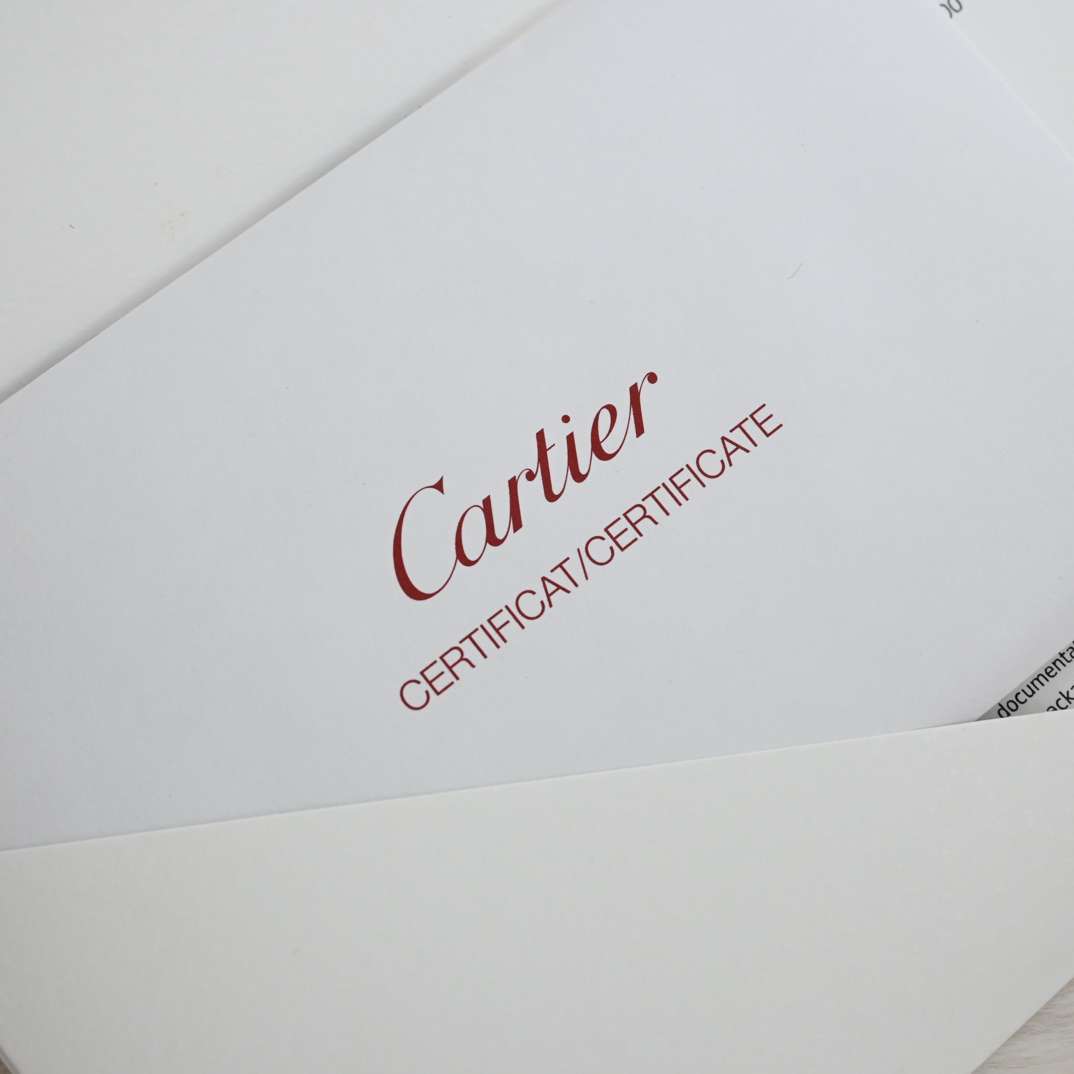 Cartier D'Amour Bracelet with 1P 0.04 carat Diamond 18K PG Mini Model - Leluxe Vintage Sdn. Bhd.