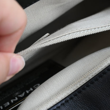 Chanel Lambskin Canebiers Net Flap Bag Small