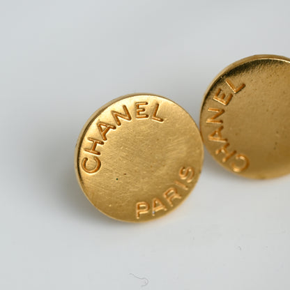 Chanel Logo 98P Piercing Earring