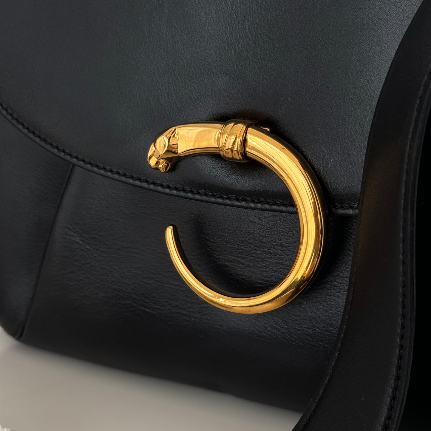 Cartier Black Panthere Crossbody Bag