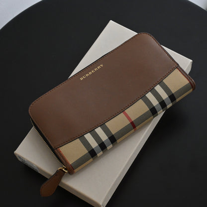 Burberry Horseferry Check Long Wallet