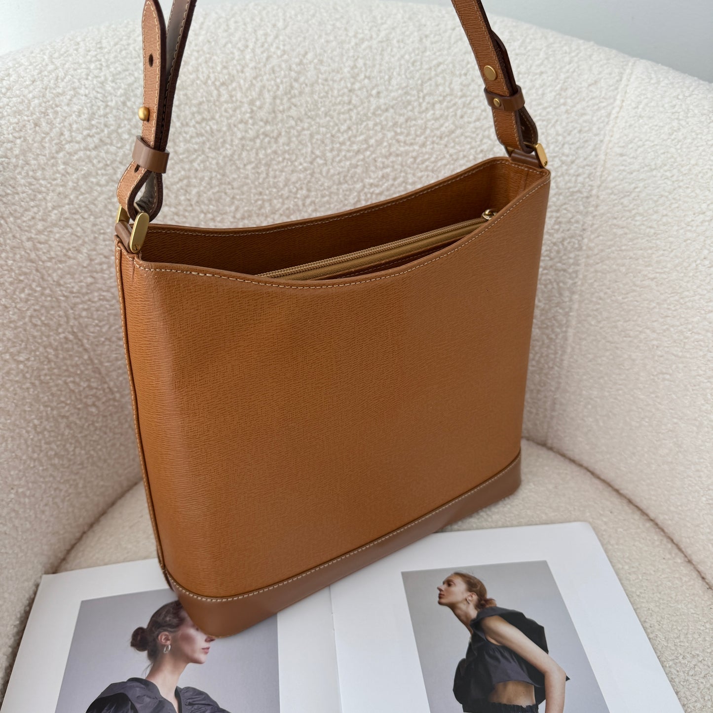 Burberry Brown Shoulder Tote Bag