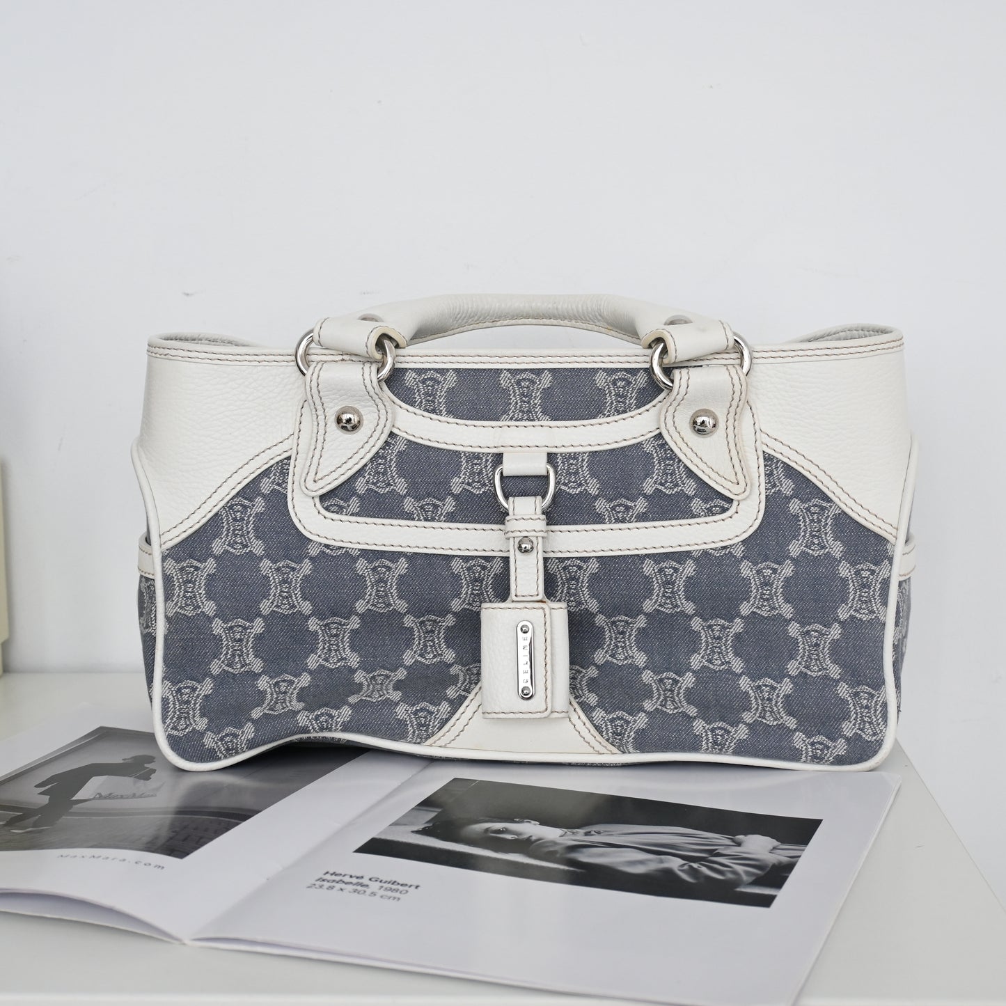 Celine Macadam Denim Boogie Tote