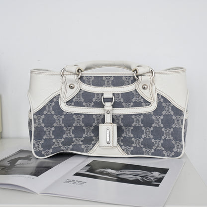 Celine Macadam Denim Boogie Tote
