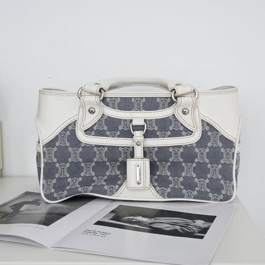 Celine Macadam Denim Boogie Tote