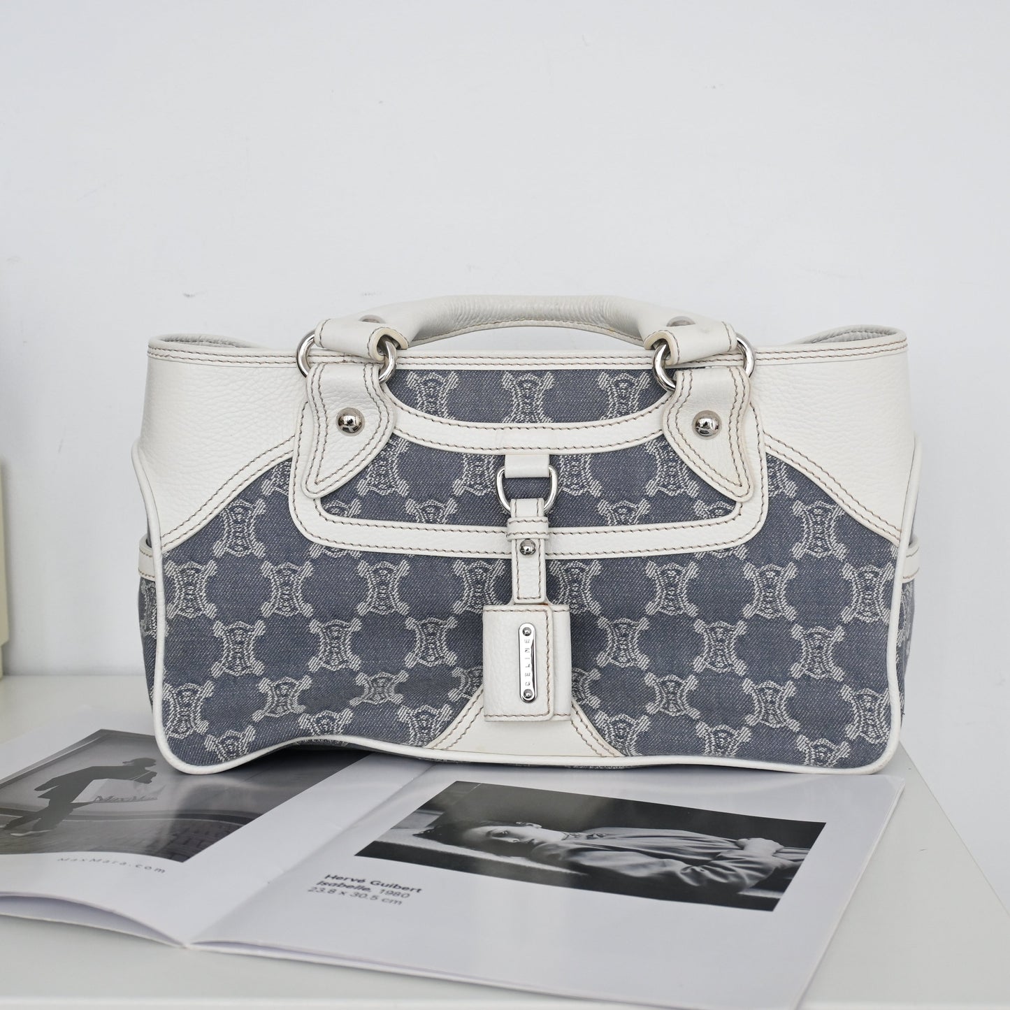 Celine Macadam Denim Boogie Tote