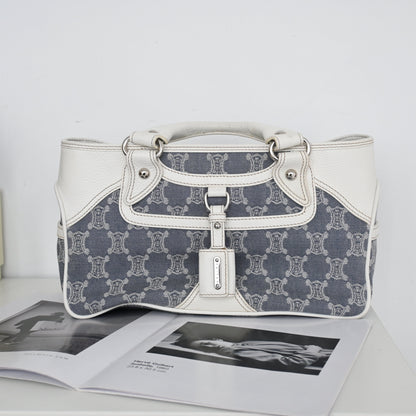 Celine Macadam Denim Boogie Tote
