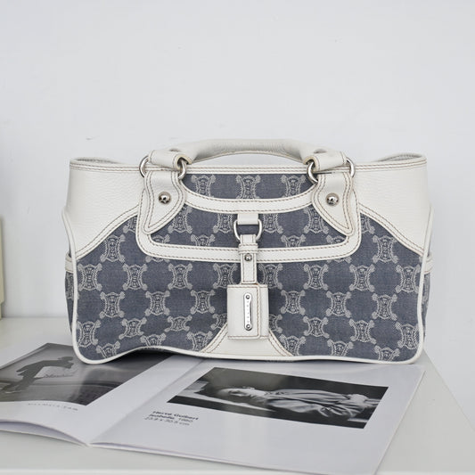 Celine Macadam Denim Boogie Tote