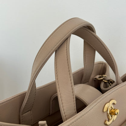 Chanel Beige Caviar Business Affinity Tote