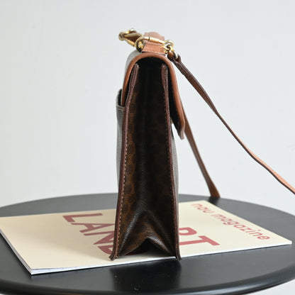 Celine Macadam Top Handle Kelly Bag