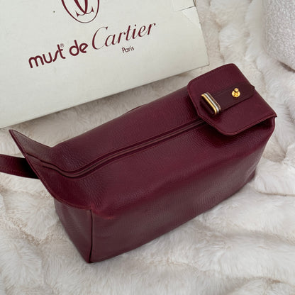 Must de Cartier Trinity Burgundy Lunchbox