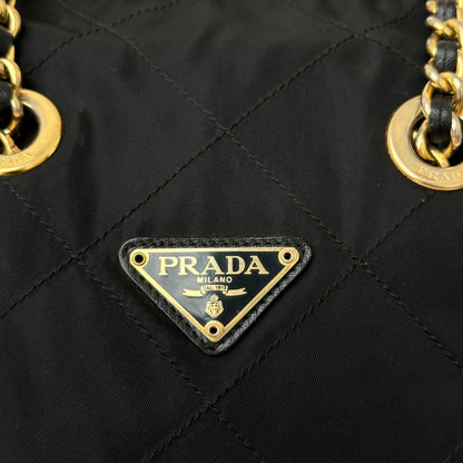 Prada Nylon Chain Shoulder Bag