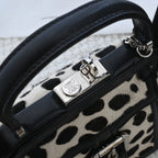 Celine Dalmatian Pattern Pony Hair Kiss Lock Mini Bag - Leluxe Vintage Sdn. Bhd.