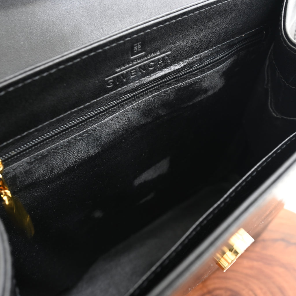 Givenchy 4G Top Handle Black Kelly - Leluxe Vintage Sdn. Bhd.