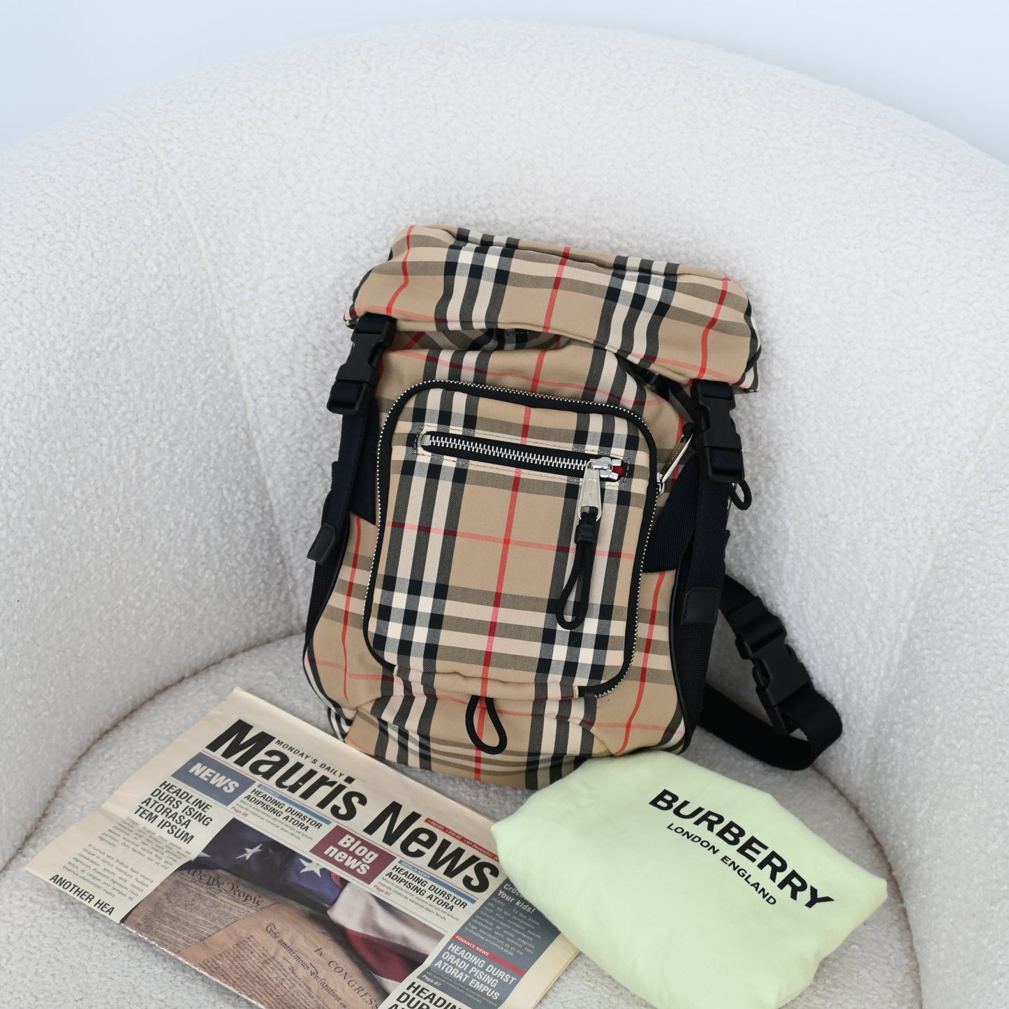 Burberry Leo Beltbag Check Pattern