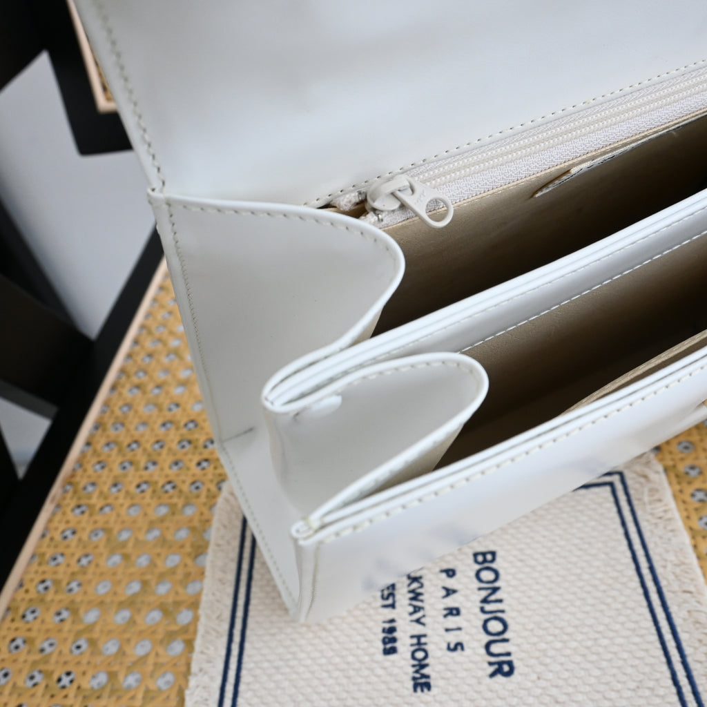 Givenchy Kelly White Calfskin
