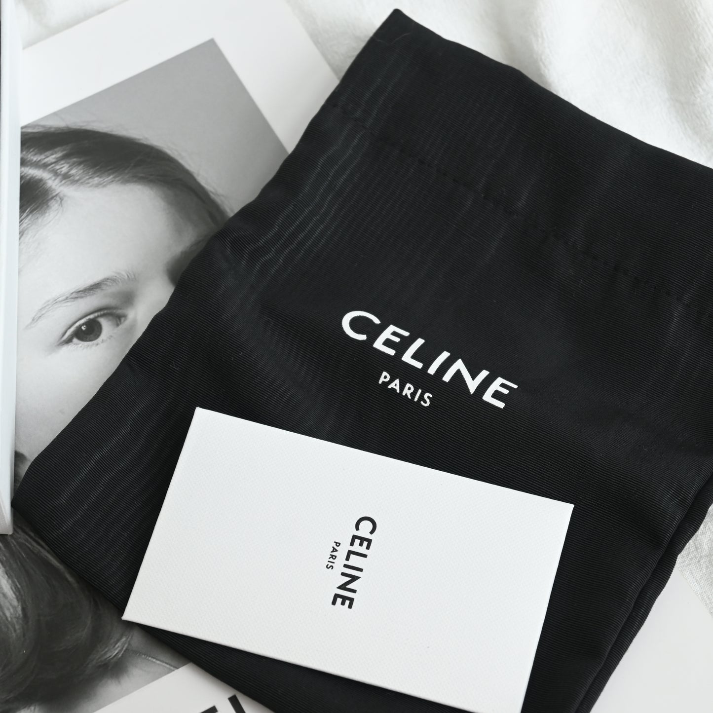 Celine Vertical Cardholder with Triomphe Embossed