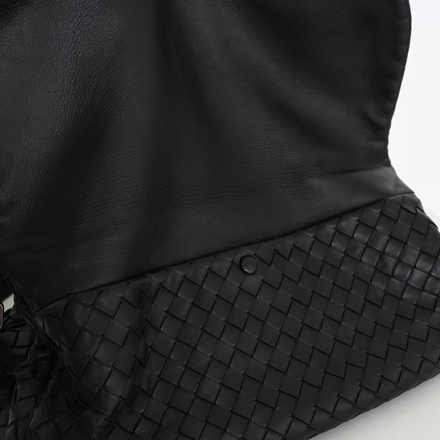 Bottega Veneta Intrecciato Double Flap Shoulder Bag