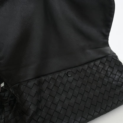 Bottega Veneta Intrecciato Double Flap Shoulder Bag